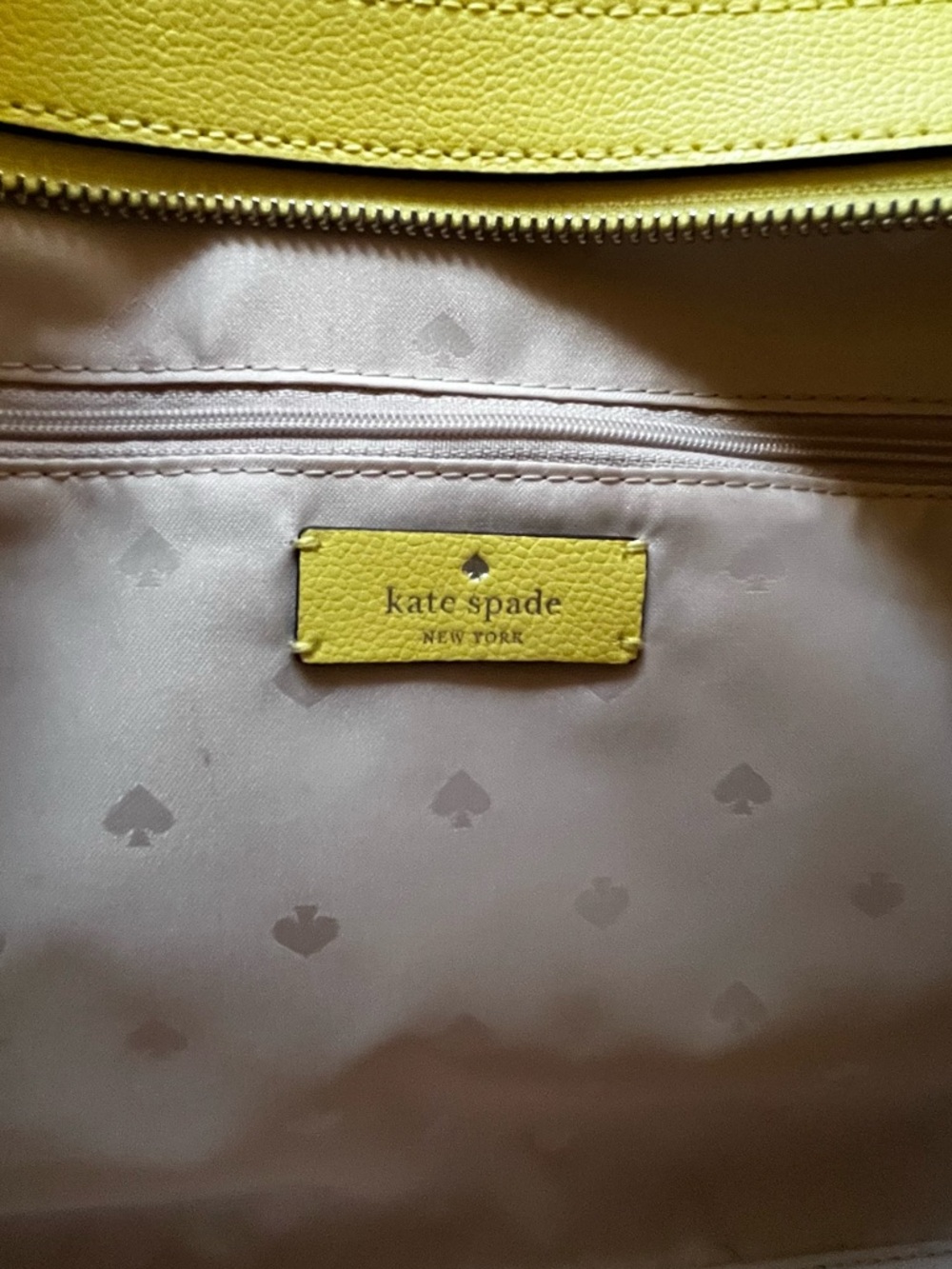 🪻SOLD🪻Kate Spade Patterson Drive Geraldine Colorblock Satchel Limelight Yellow - Picture 11 of 15
